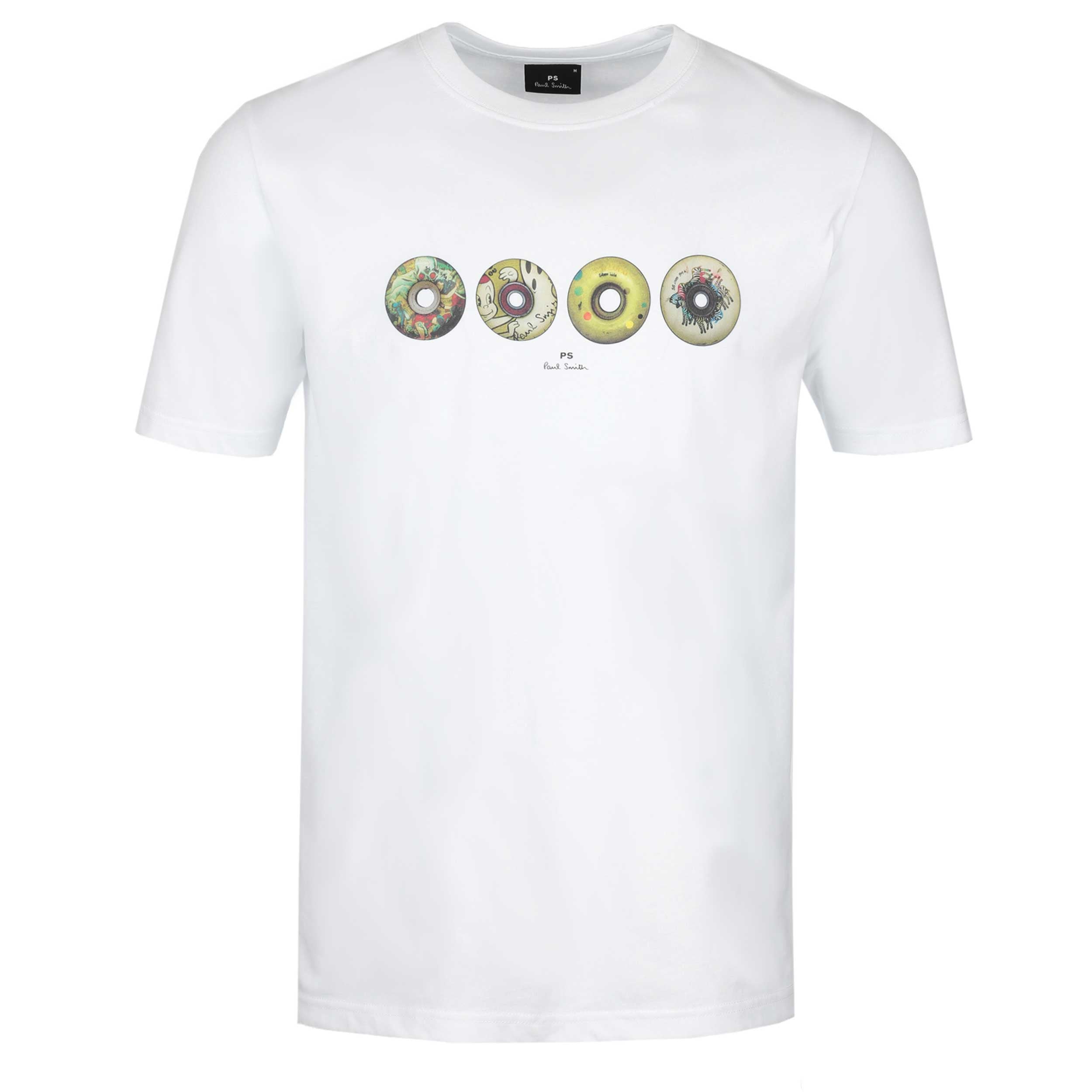 Paul Smith Wheels T Shirt in White