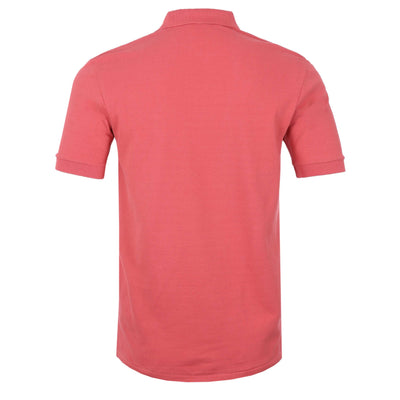 Paul Smith Zebra Badge Polo Shirt in Bubblegum Back