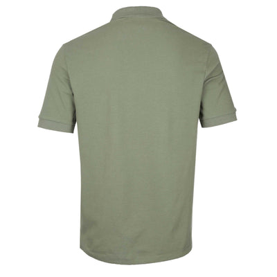Paul Smith Zebra Badge Polo Shirt in Sage Back