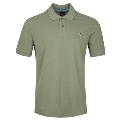 Paul Smith Zebra Badge Polo Shirt in Sage