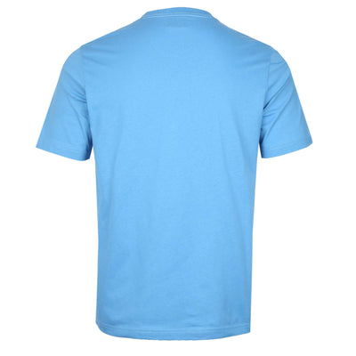Paul Smith Zebra Badge T Shirt in Bright Blue Back