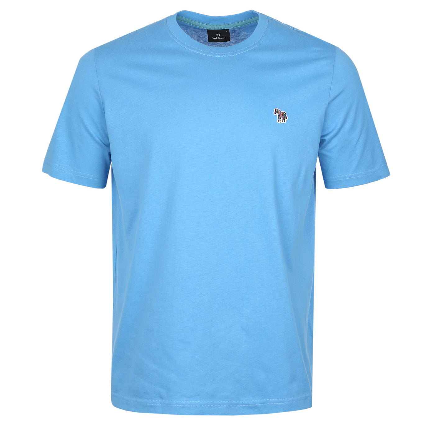 Paul Smith Zebra Badge T Shirt in Bright Blue