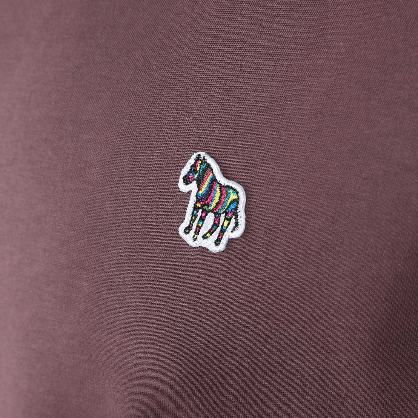 Paul Smith Zebra Badge T Shirt in Plum Logo