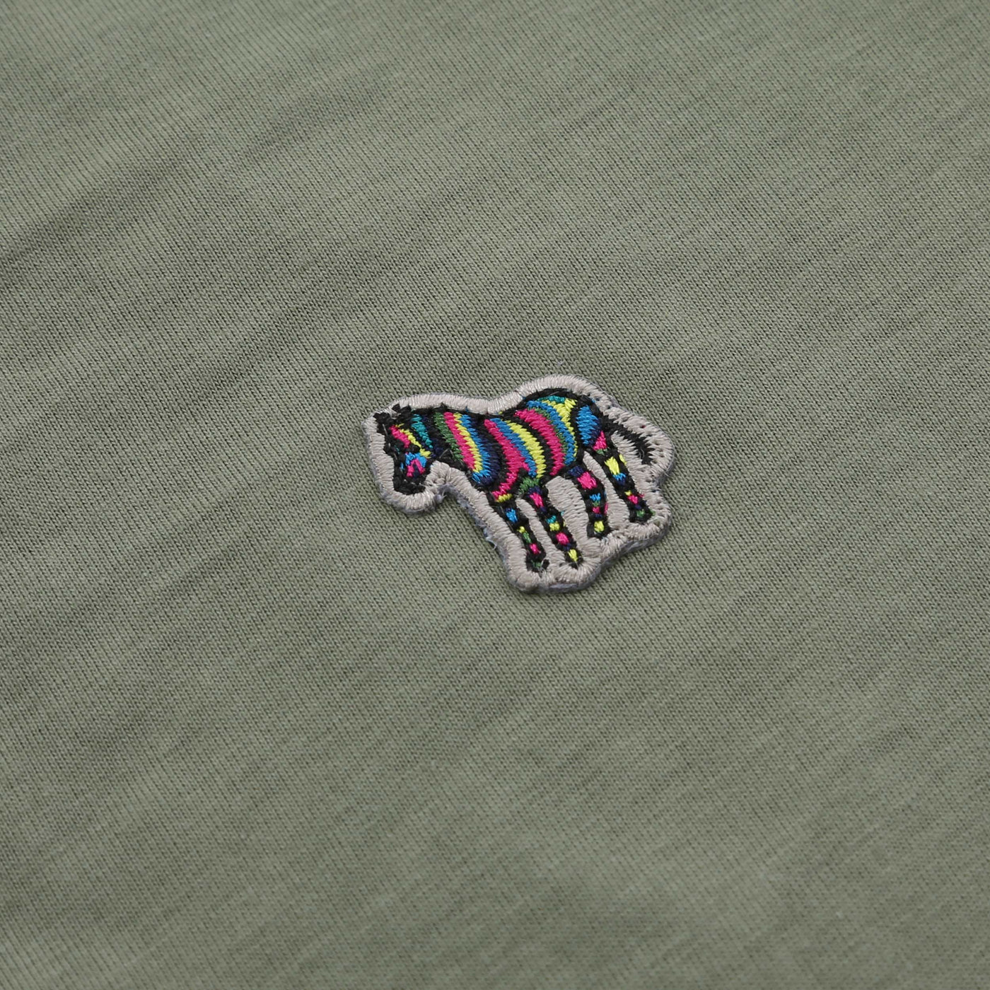 Paul Smith Zebra Badge T Shirt in Sage Logo