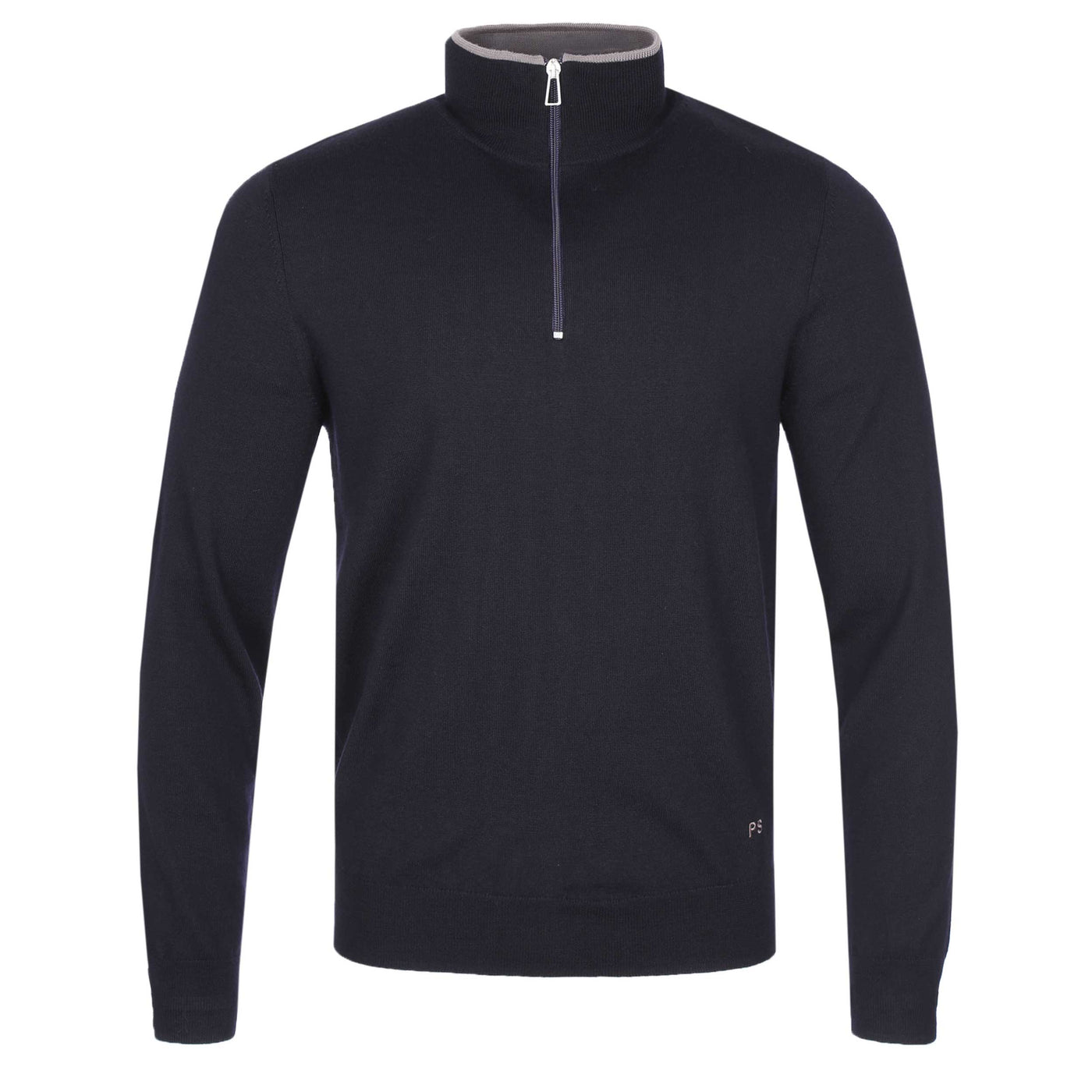 Paul Smith Zip Neck Knitwear in Navy