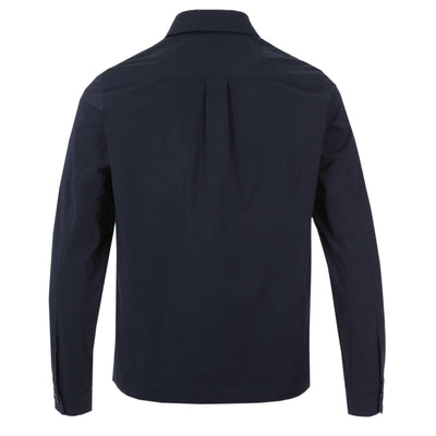 Paul Smith Zip Overshirt in Dark Navy Back