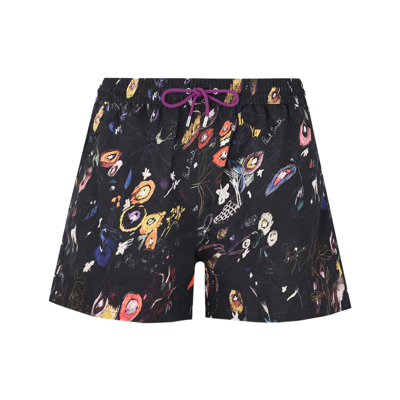 Paul Smith Botanical Swim Short in Black