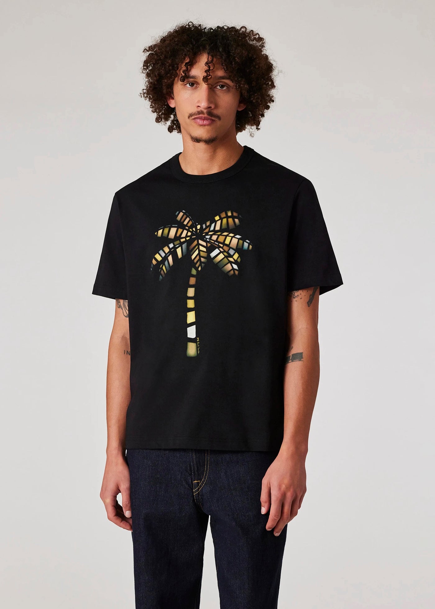 Paul Smith Palm T-Shirt in Black