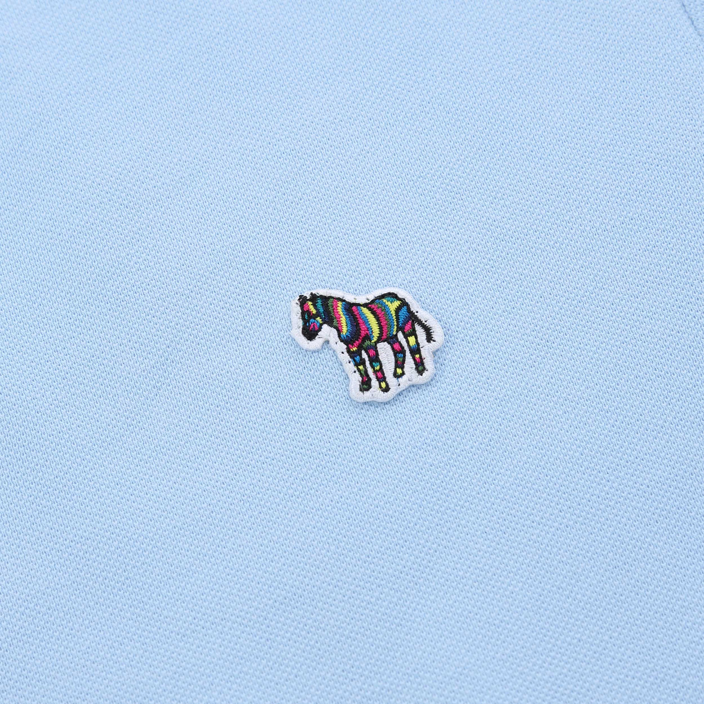 Paul Smith Zebra Badge Polo Shirt in Light Blue Logo