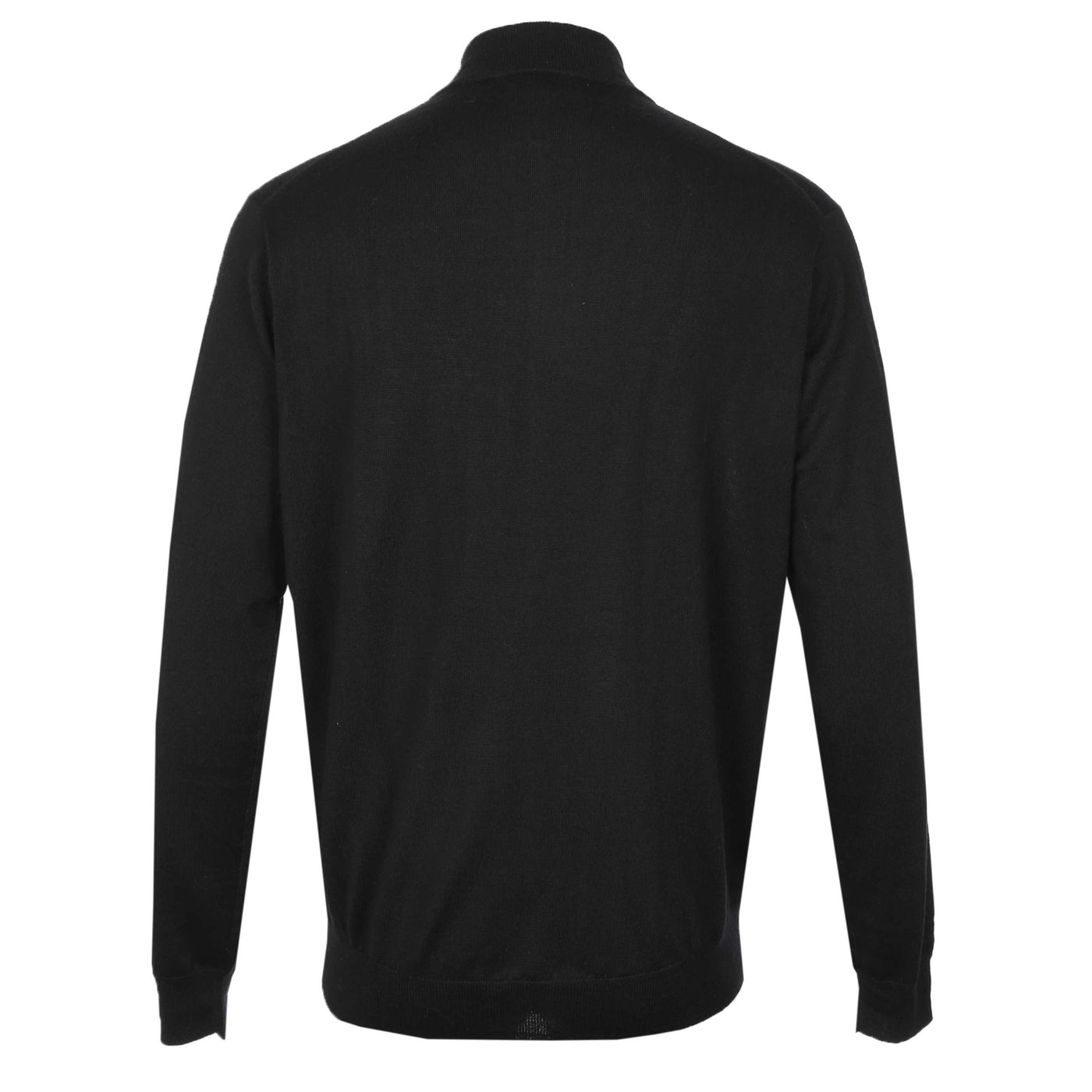 Peter Millar Autumn Crest 1/4 Zip Knitwear in Black Back