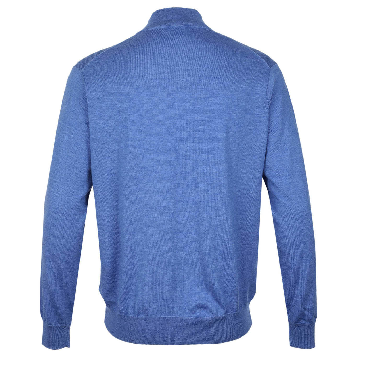 Peter Millar Autumn Crest 1/4 Zip Knitwear in Evening Tide Blue Back