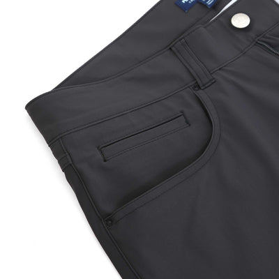 Peter Millar Bingham Performance Trouser in Carbon Black