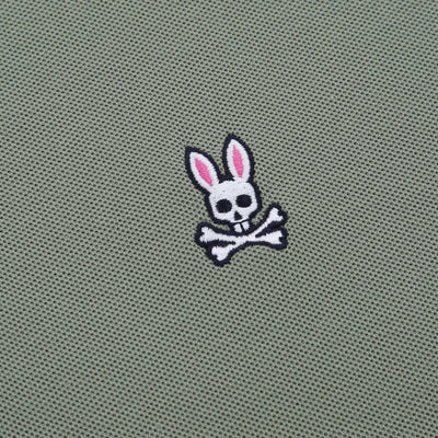 Psycho Bunny Classic Polo Shirt in Sea Spray Green Logo