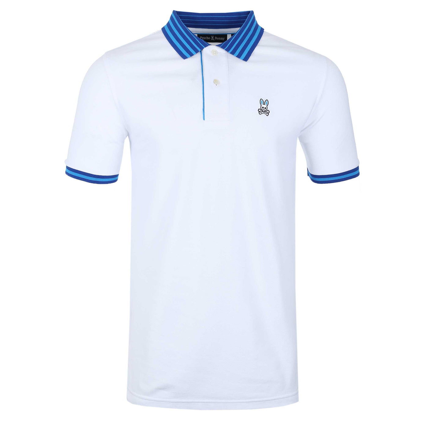 Psycho Bunny Norris Pique Polo Shirt in White