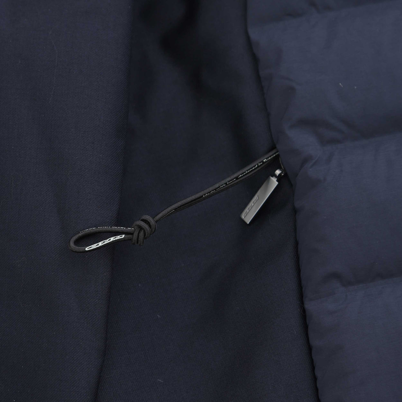 RRD Terzilio Duck Soft Jacket in Navy Drawstring