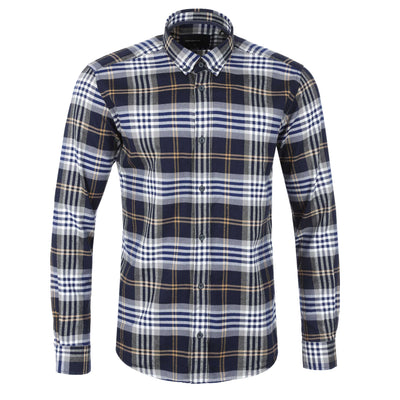 Remus Uomo Ashton Check Shirt in Navy Check