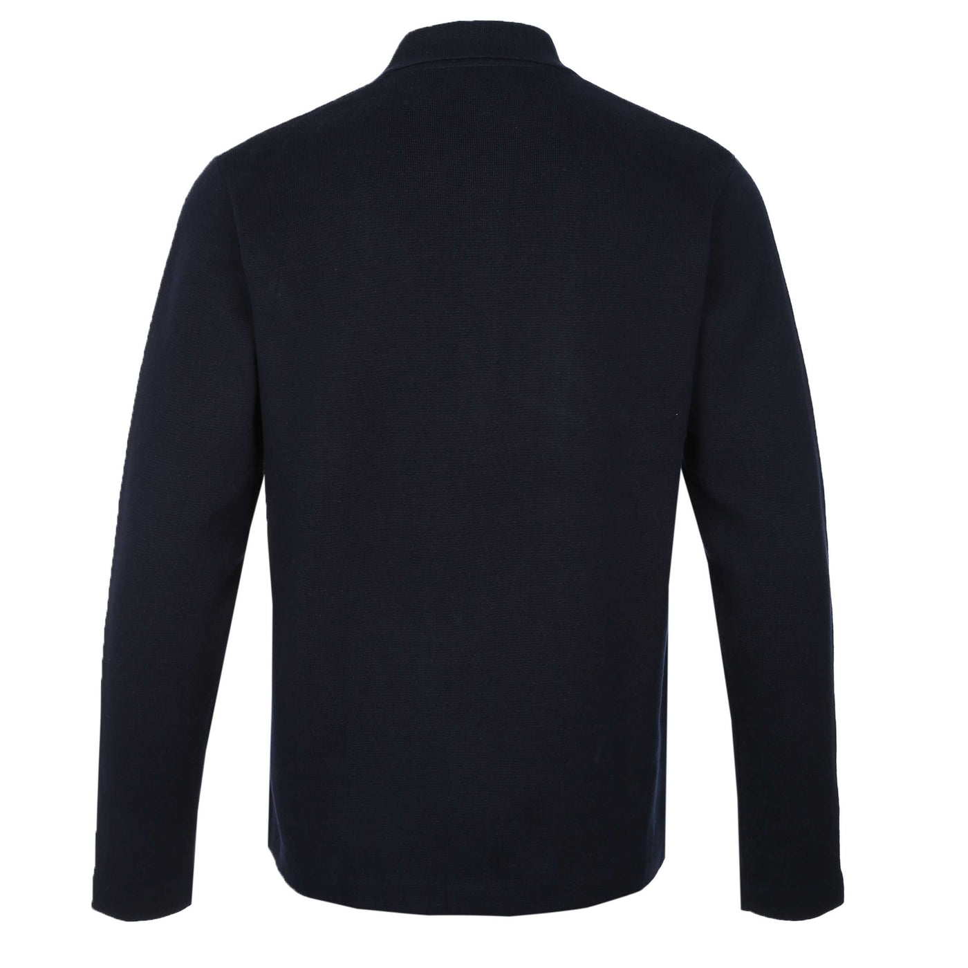 Remus Uomo Button Thru Cardigan in Navy Back