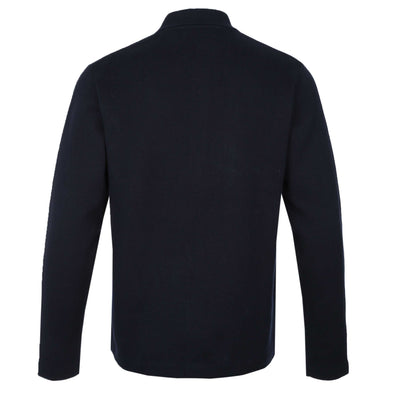 Remus Uomo Button Thru Cardigan in Navy Back