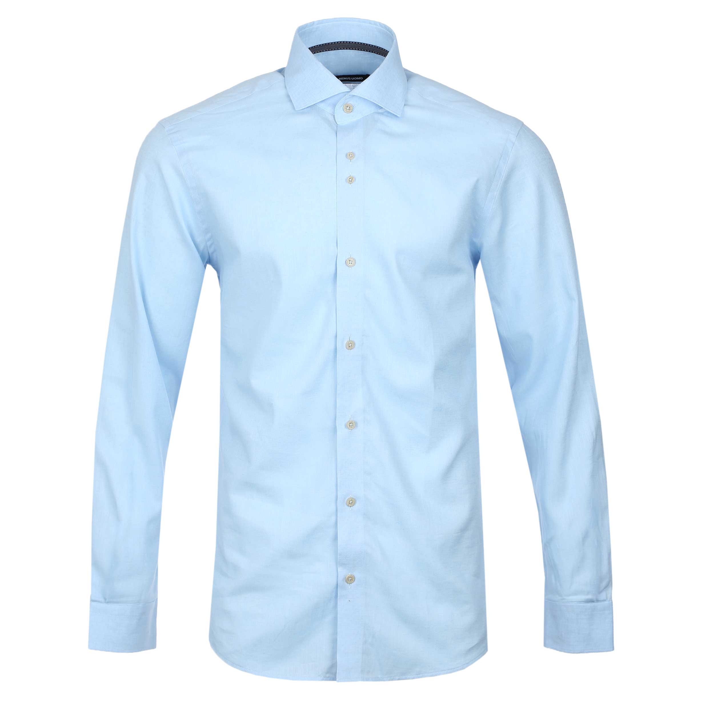 Remus Uomo Frank Linen Shirt in Sky Blue