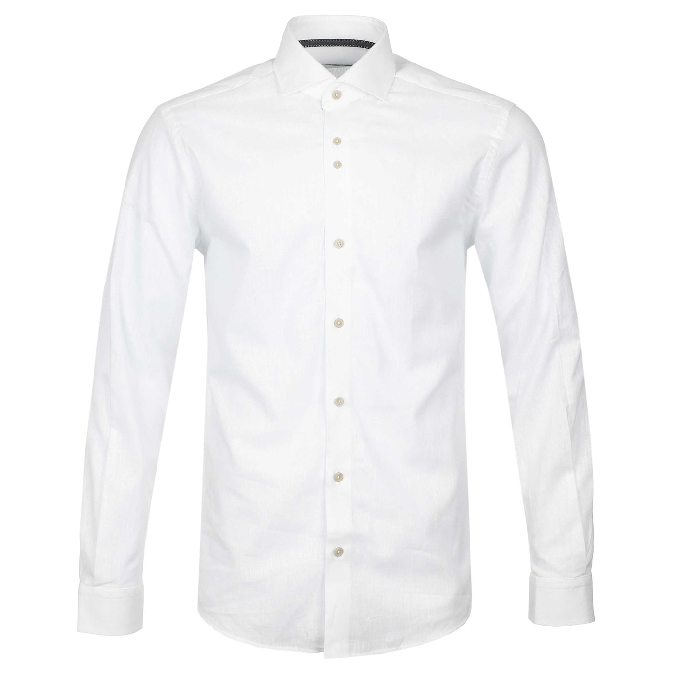 Remus Uomo Frank Linen Shirt in White