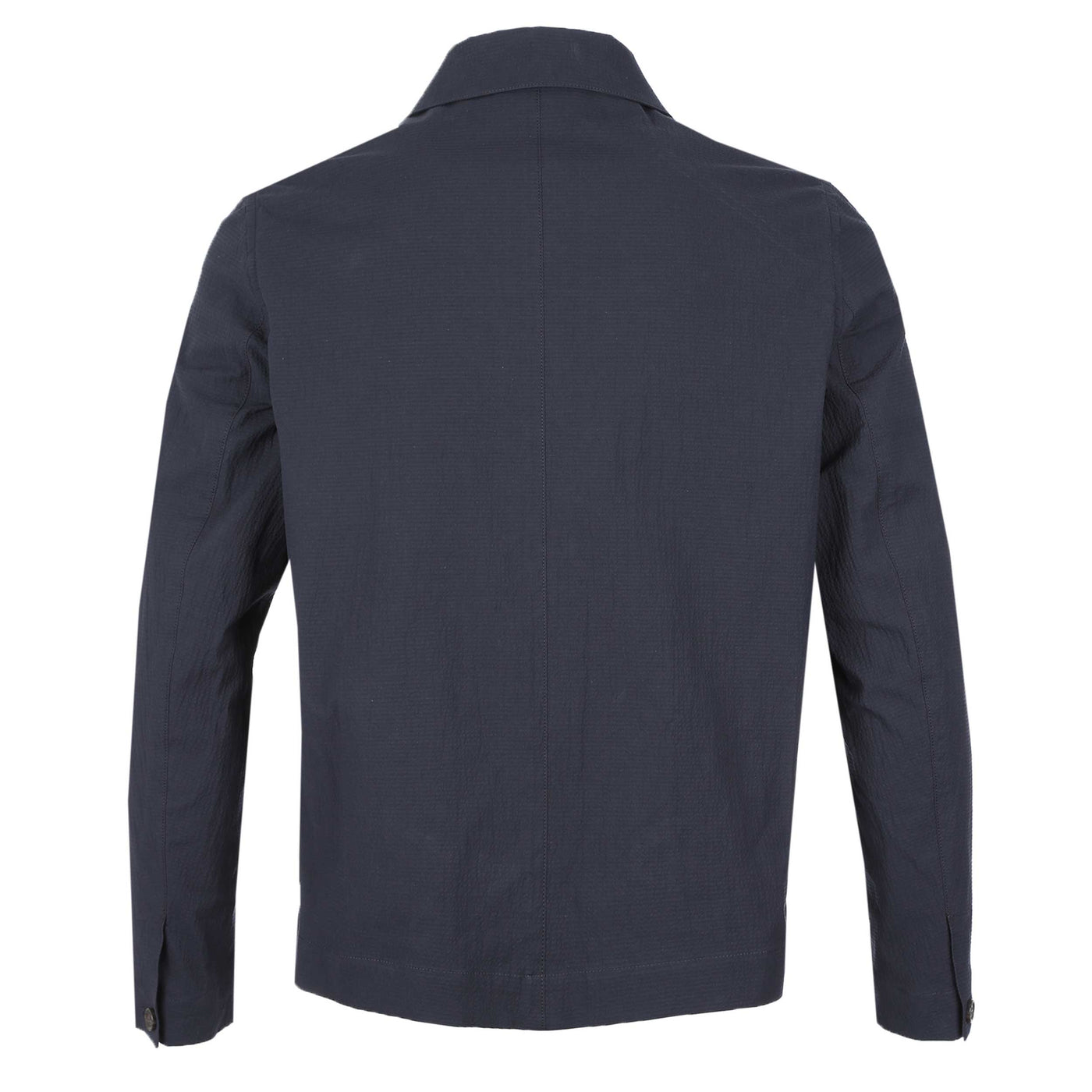 Remus Uomo Keats Overshirt in Navy Back