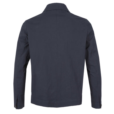 Remus Uomo Keats Overshirt in Navy Back
