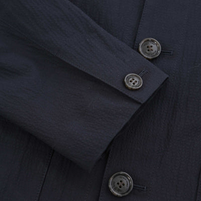Remus Uomo Keats Overshirt in Navy Cuff