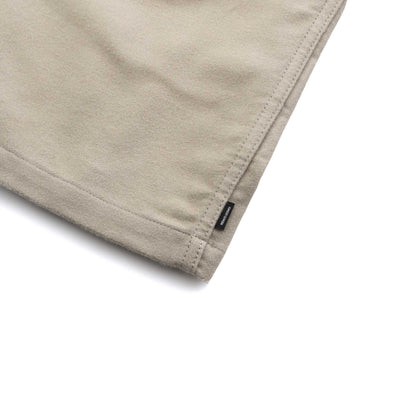 Remus Uomo Moleskin Overshirt in Beige Logo Tab