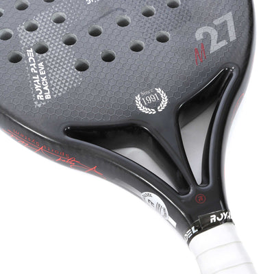 Royal Padel M27 Black Carbon Exclusive Racquet Detail