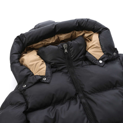 Sandbanks Aurora Puffer Ladies Jacket in Black Hood