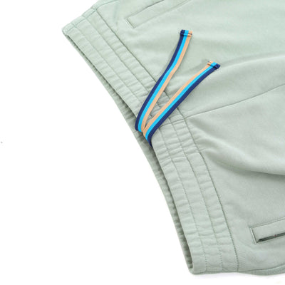 Sandbanks Badge Logo Sweat Short in Sage Waist