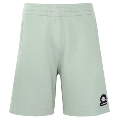 Sandbanks Badge Logo Sweat Short in Sage