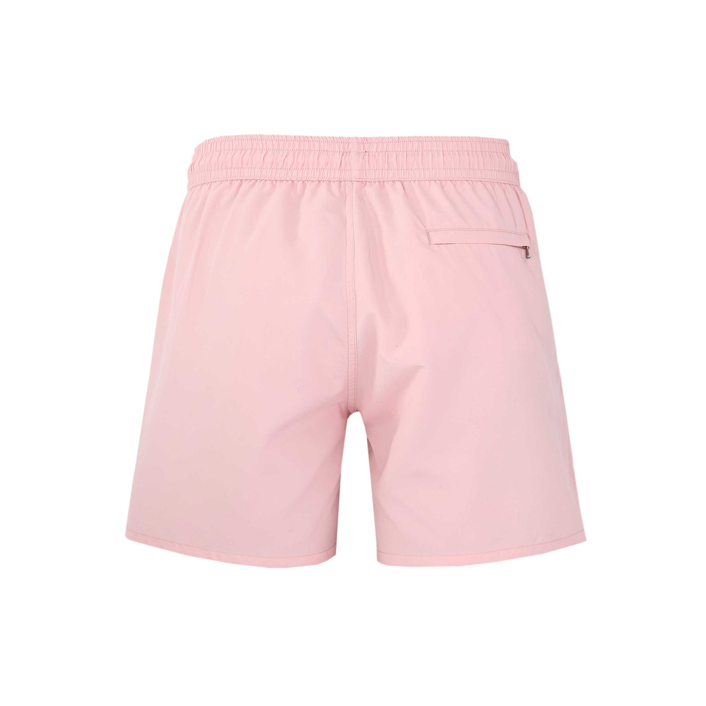 Sandbanks Badge Logo Swim Shorts in Crystal Rose Back