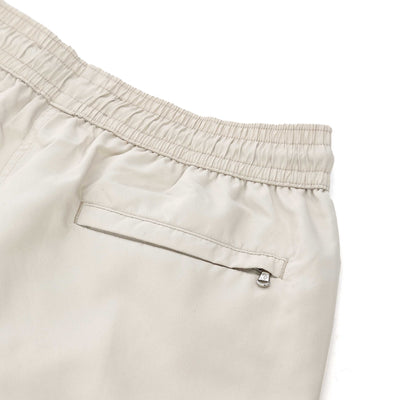 Sandbanks Badge Logo Swim Shorts in Stone Seat Pocket