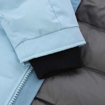 Sandbanks Banks Puffer Jacket in Crystal Blue Pocket