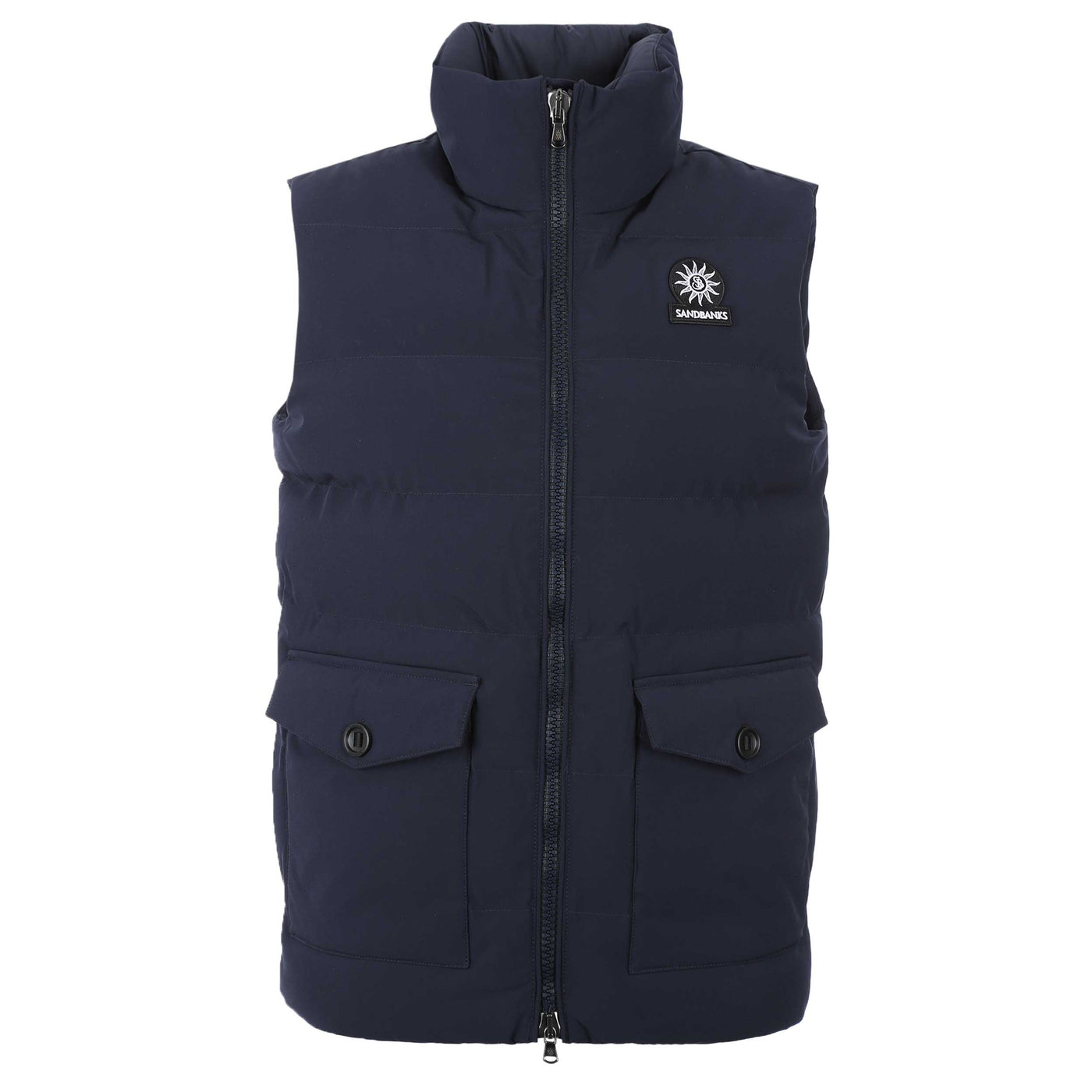 Sandbanks Explorer Gilet in NavySandbanks Explorer Gilet in Navy Front