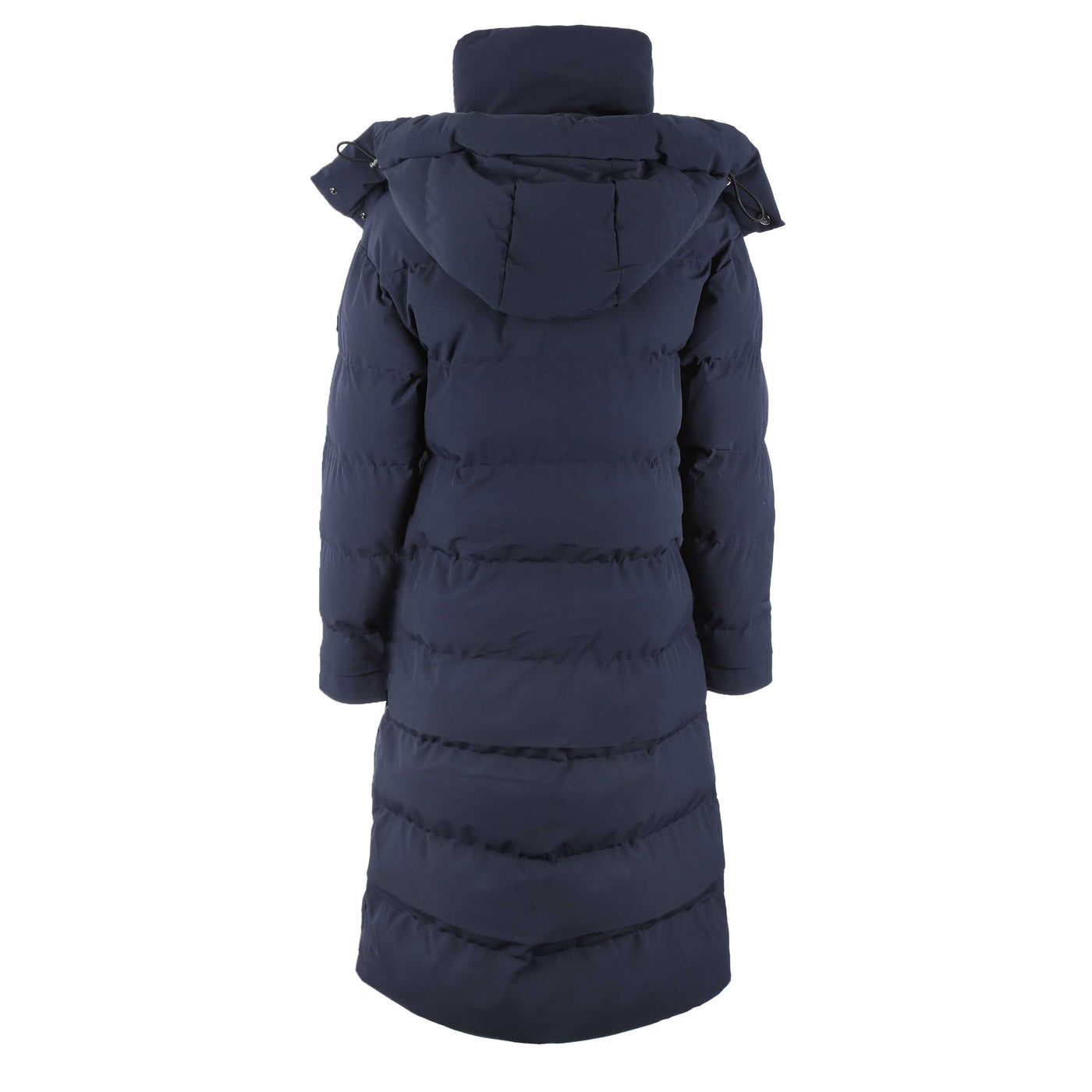 Sandbanks Haven Oversized Long Puffer Ladies Jacket in Navy Back