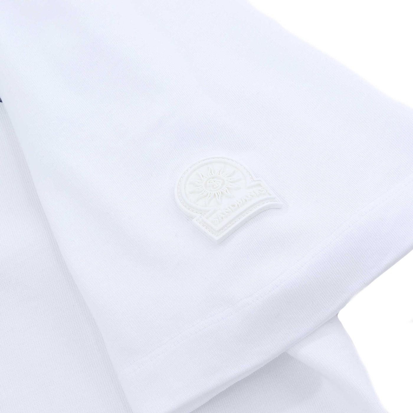 Sandbanks Yacht Club T Shirt in White Logo