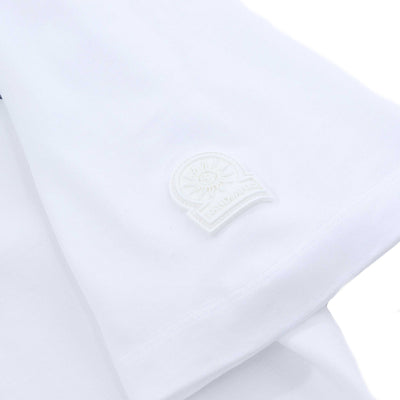 Sandbanks Yacht Club T Shirt in White Logo
