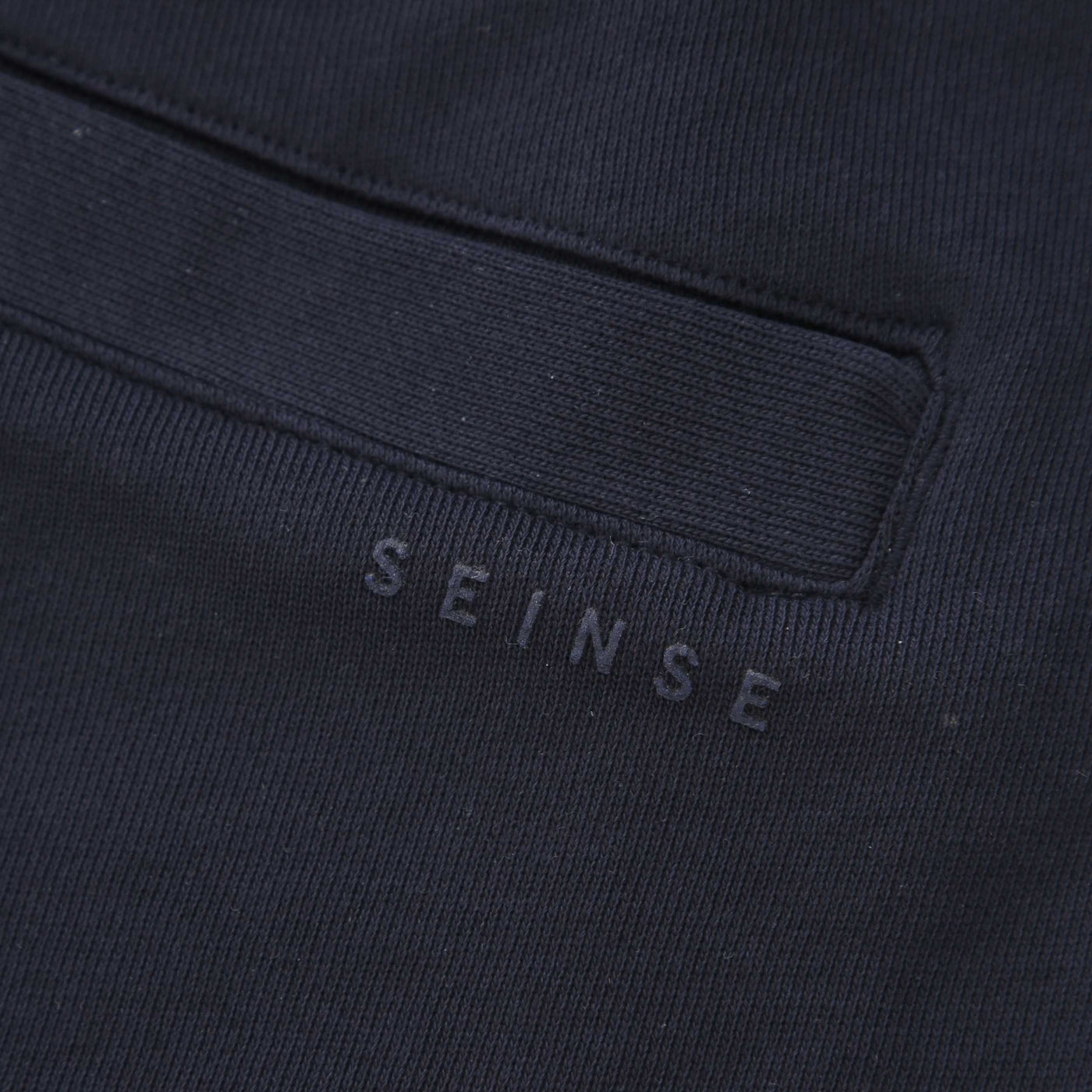 Seinse Basic Sweat Short in Navy Logo