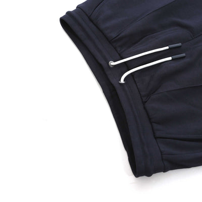 Seinse Basic Sweat Short in Navy Zip