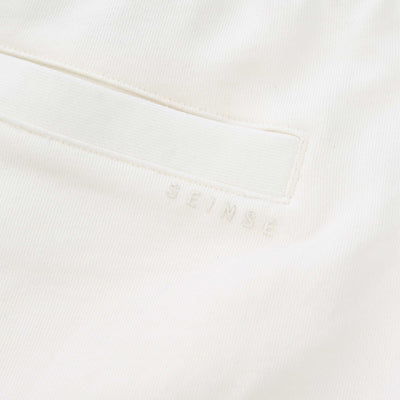 Seinse Basic Sweat Short in Off White Logo