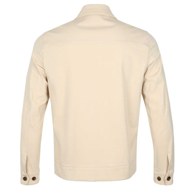 Seinse Patch Pocket Shacket in Beige Back