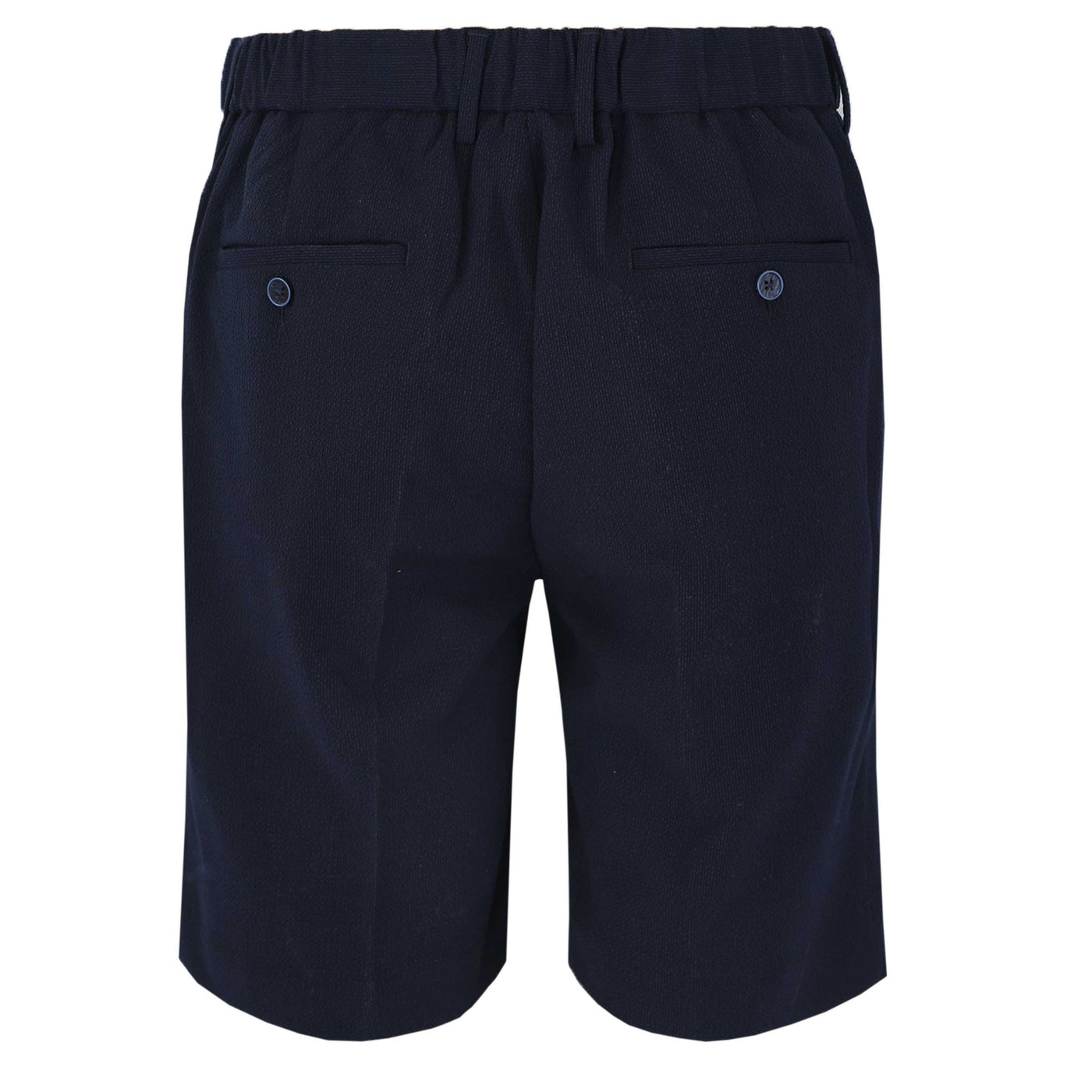 Seinse Seersucker Short in Navy Back