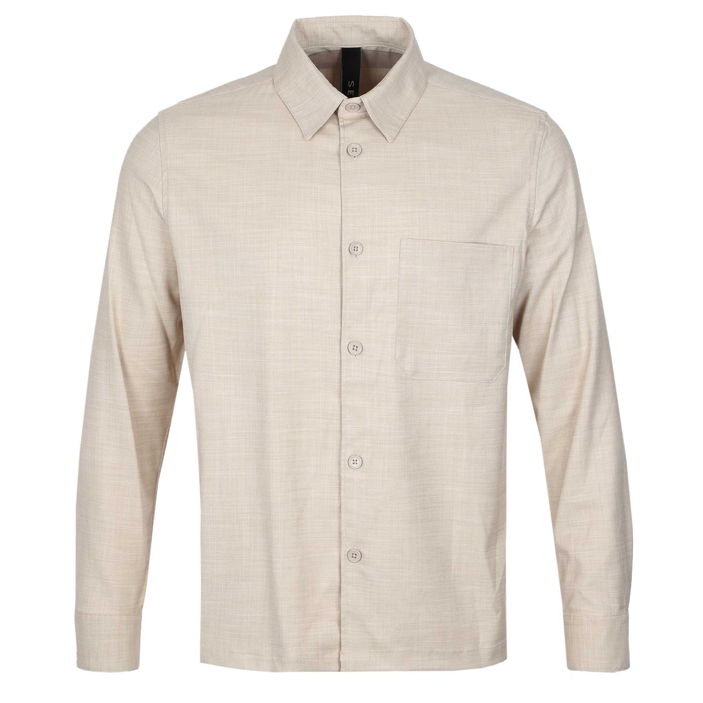 Seinse Stretch Overshirt in Beige