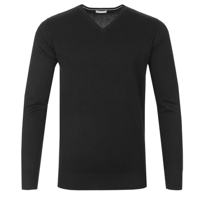 Seinse V Neck Knitwear in Black