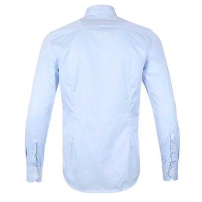 Stenstroms Slimline Shirt in Sky Blue Back