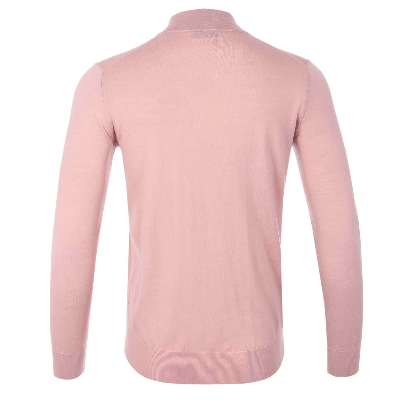 Thomas Maine 1/4 Zip Knitwear in Pink Back