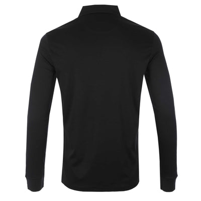 Thomas Maine 2 Button Lux Comfort Polo Shirt in Black