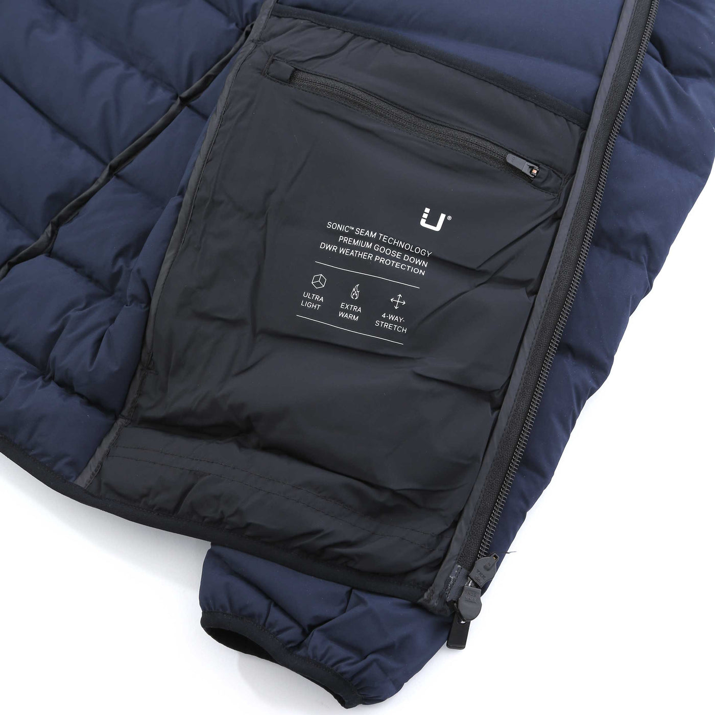 UBR Sonic Jacket in Navy Detail